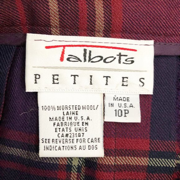 Vintage 100% Wool Plaid Tartan Midi Skirt Kilt USA - Picture 4 of 7